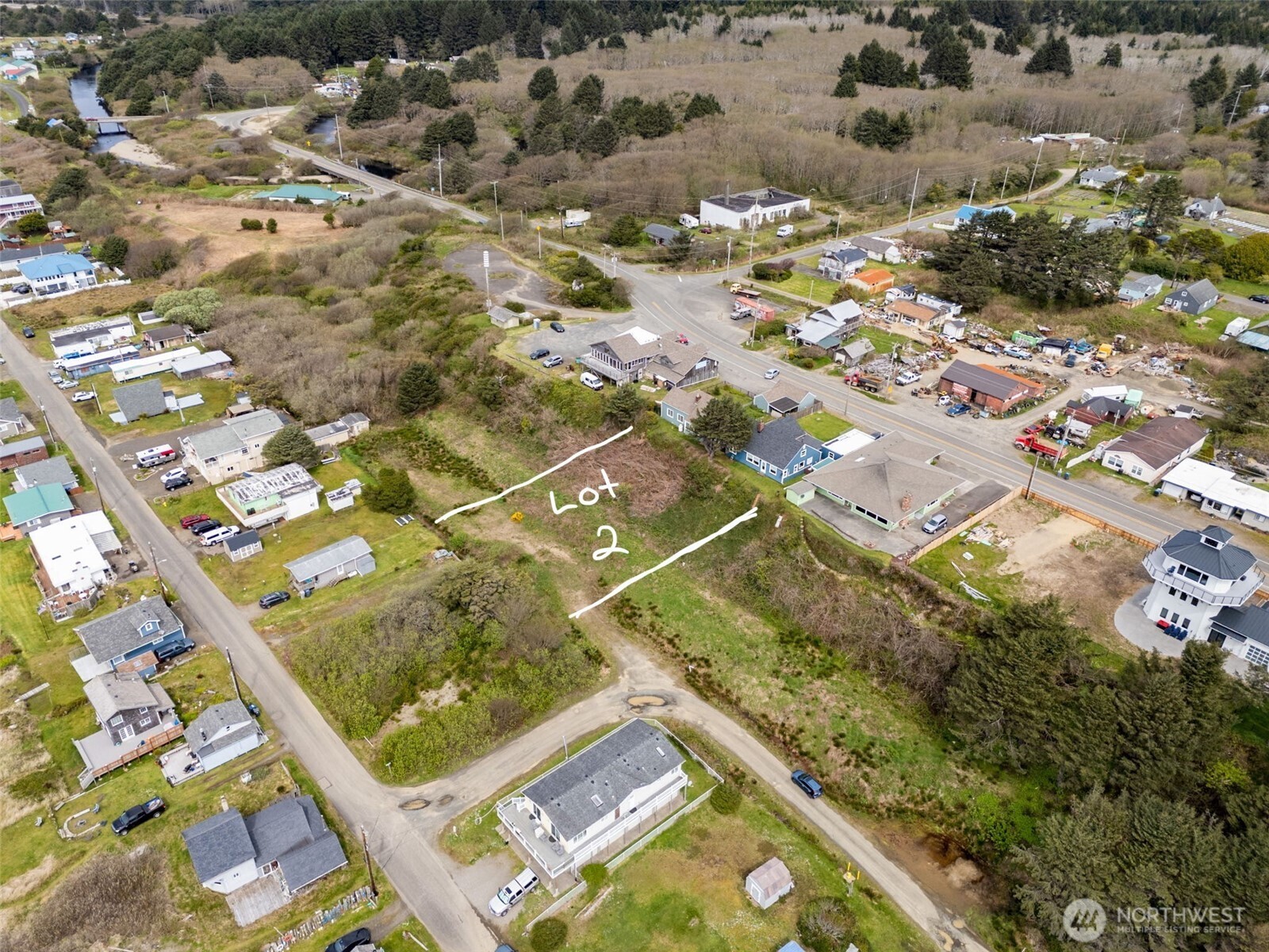 4784 Beach Lane Moclips, WA 98562 - Photo 2 of 10 an aerial view of residential houses with outdoor space