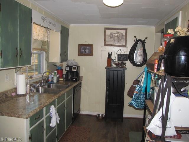 830 Beck Road Eden, NC 27288 - Photo 35 of 38 Kitchen with window over sink that overlooks the pastures. Refrigerator conveys.
