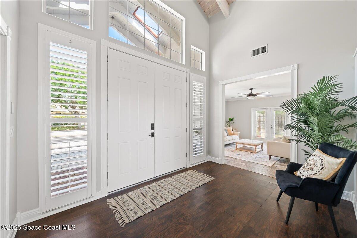 505 Sanderling Drive Indialantic, FL 32903 - Photo 5 of 63 a living room with furniture and a window