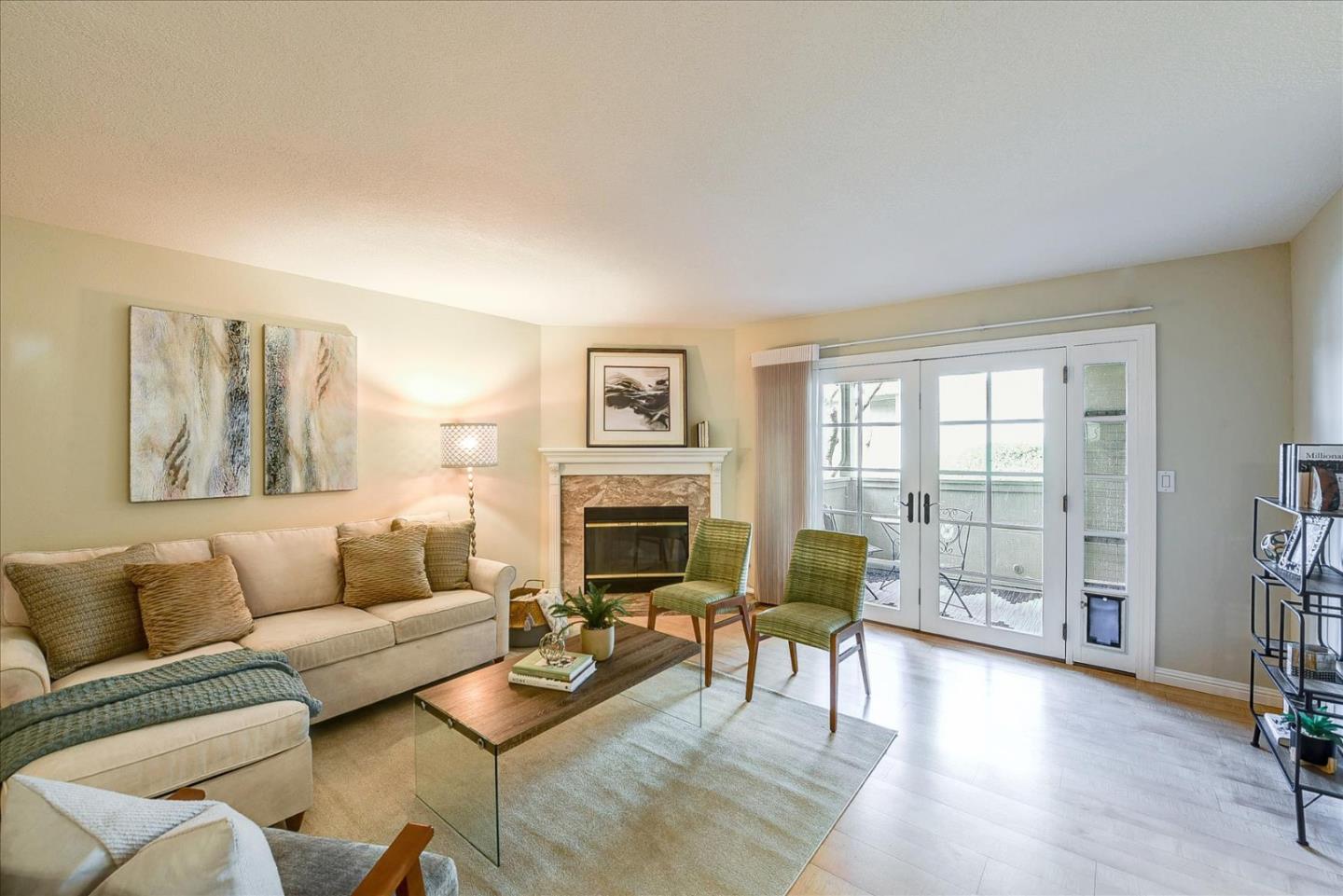 3120 Heather Ridge Drive San Jose, CA 95136 - Photo 6 of 25 a living room with furniture and a fireplace