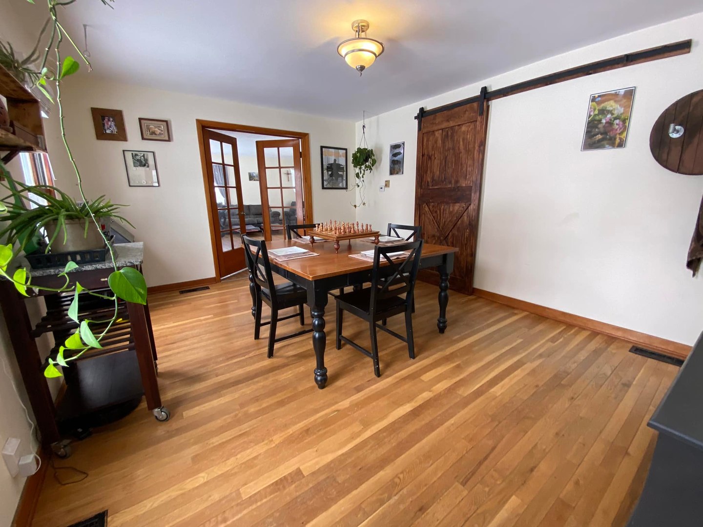 211 State Street Maple Park, IL 60151 - Photo 5 of 19 a view of a dining room with furniture and a potted plant