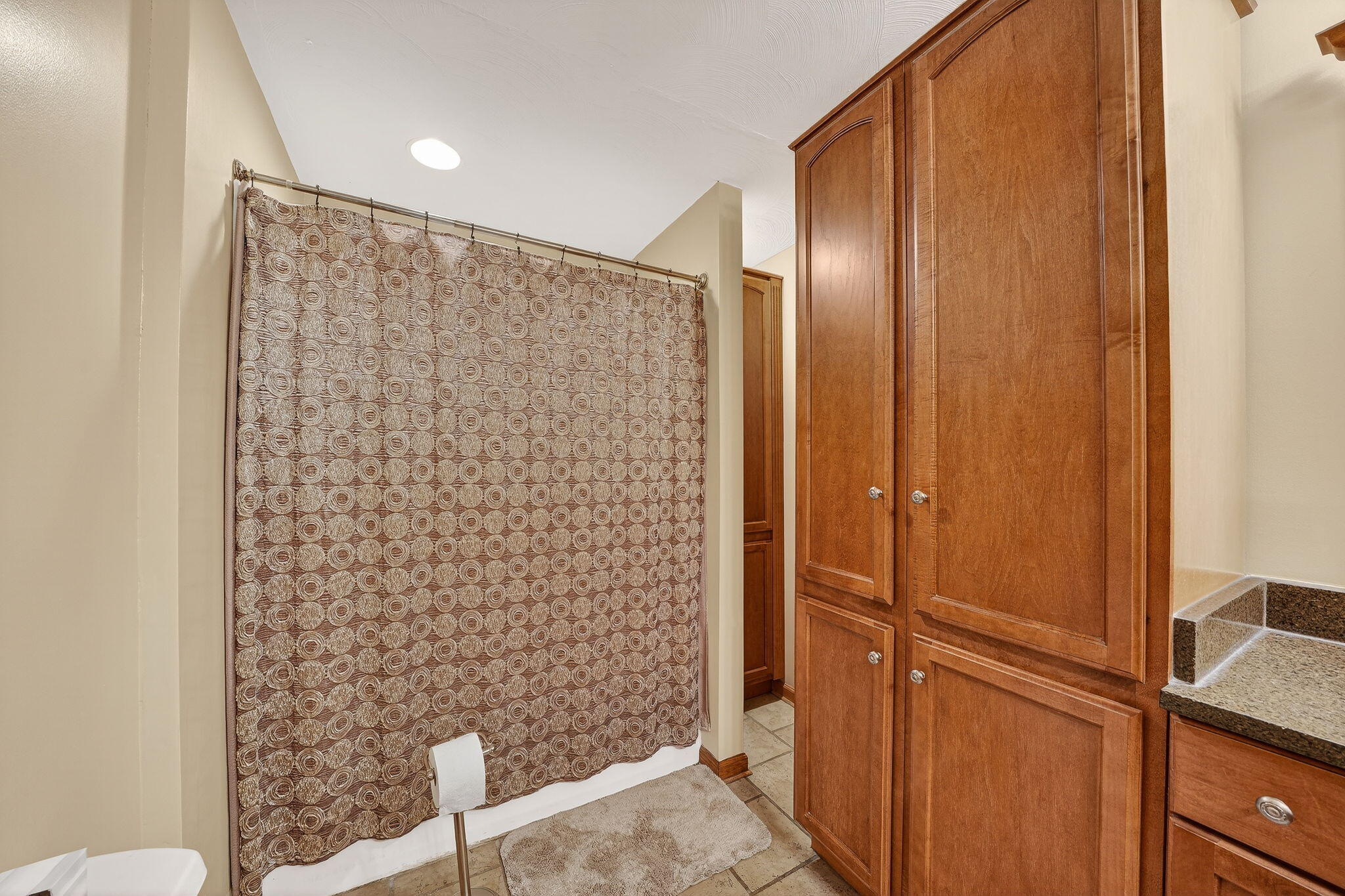 11403 Highway 10 Argos, IN 46501 - Photo 23 of 50 a bathroom with a shower and a toilet