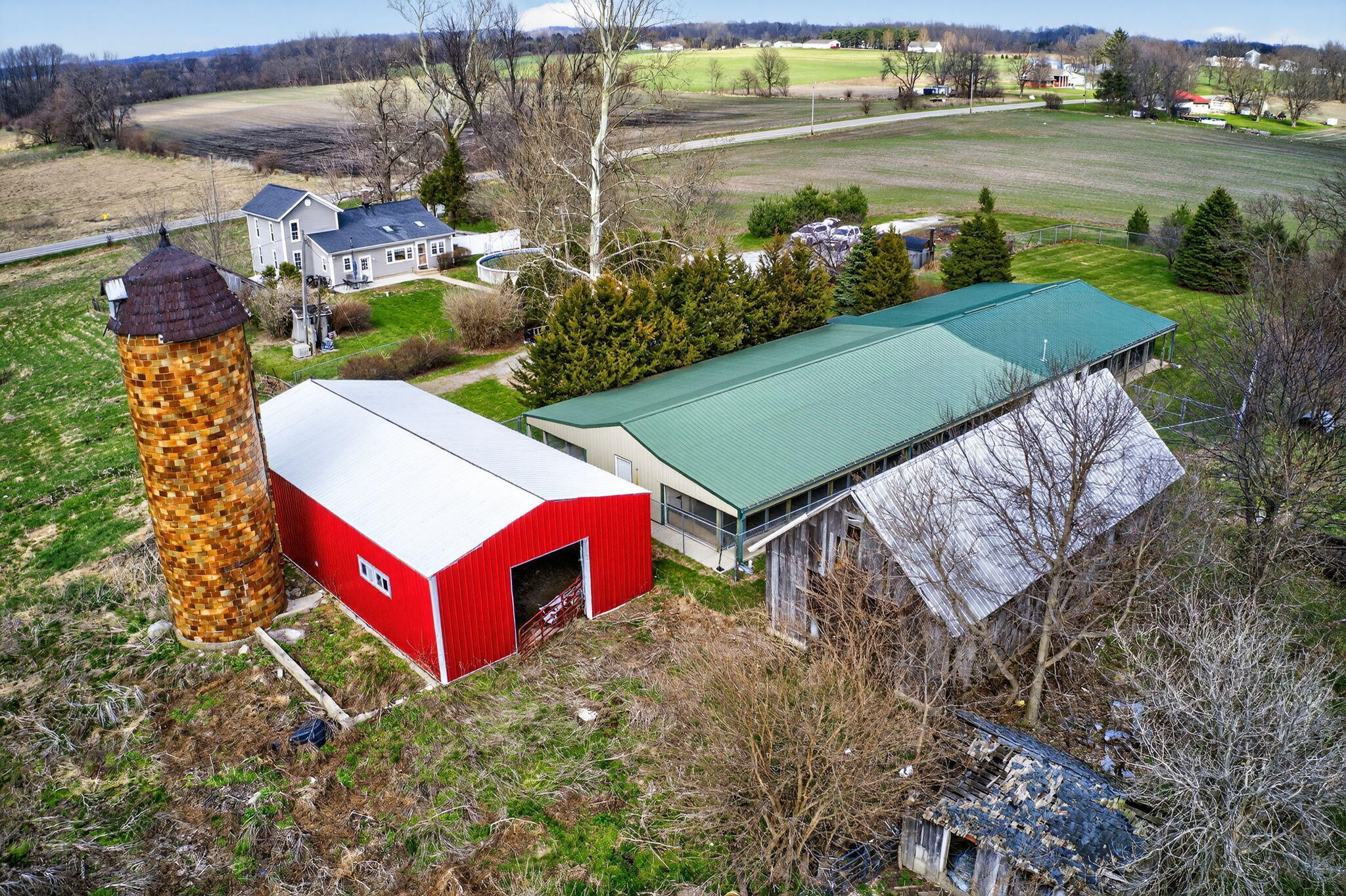 11403 Highway 10 Argos, IN 46501 - Photo 25 of 50 an aerial view of a house with a lake view