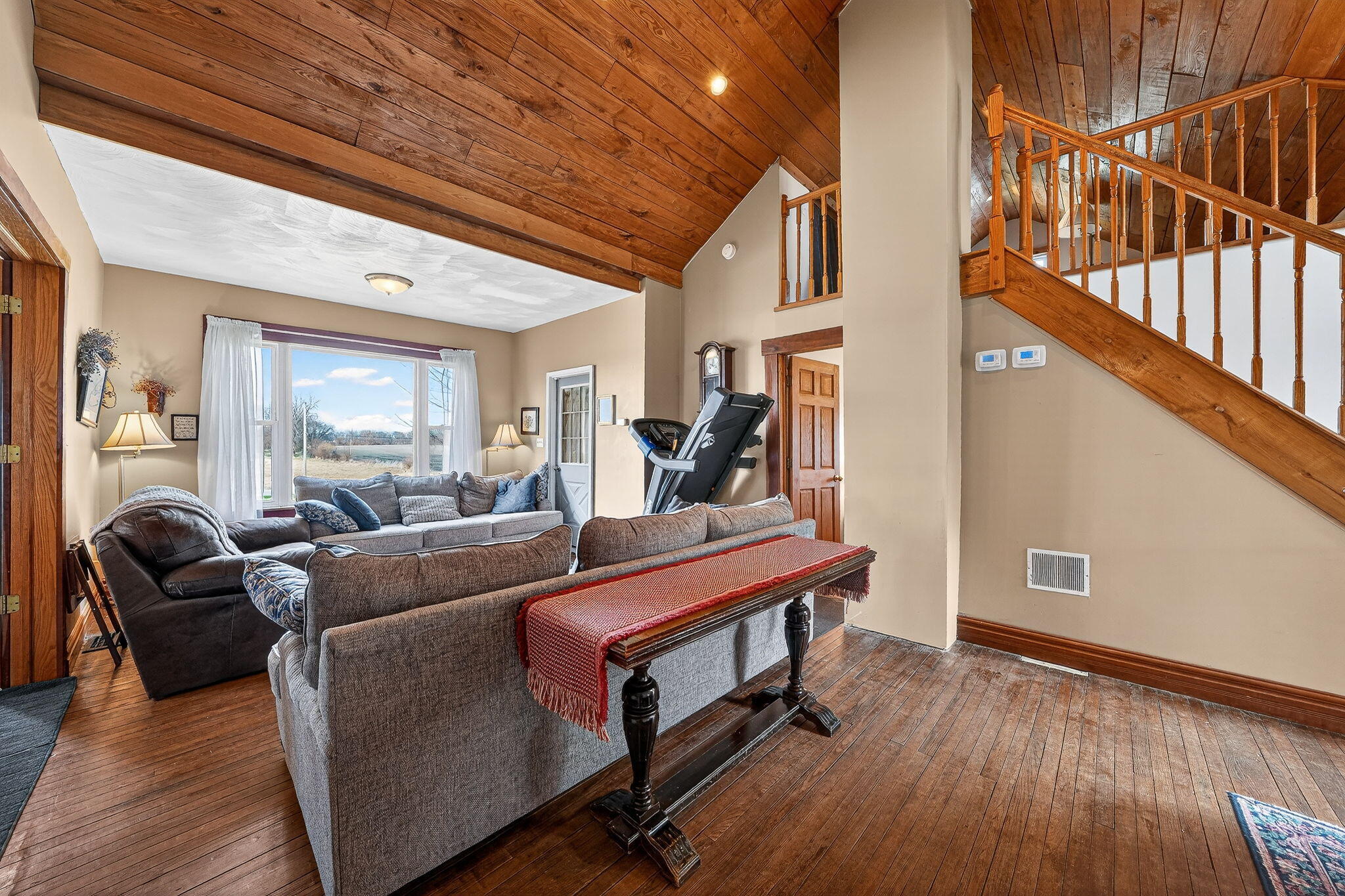 11403 Highway 10 Argos, IN 46501 - Photo 10 of 50 a living room with furniture and a wooden floor