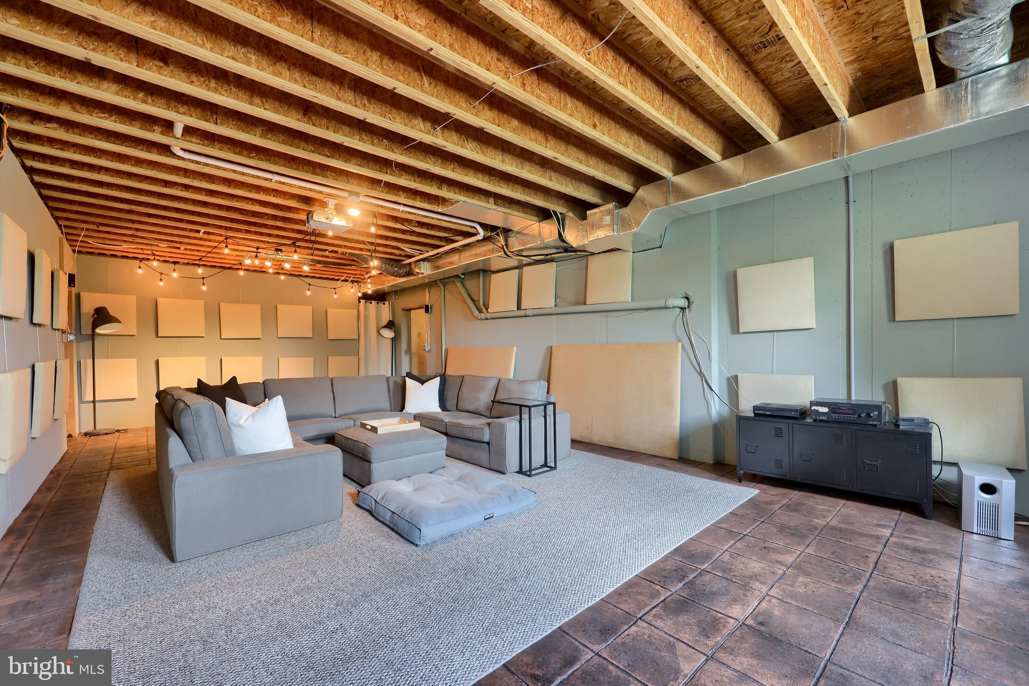 132 Stone Quarry Road Leola, PA 17540 - Photo 21 of 43 Lower level media room