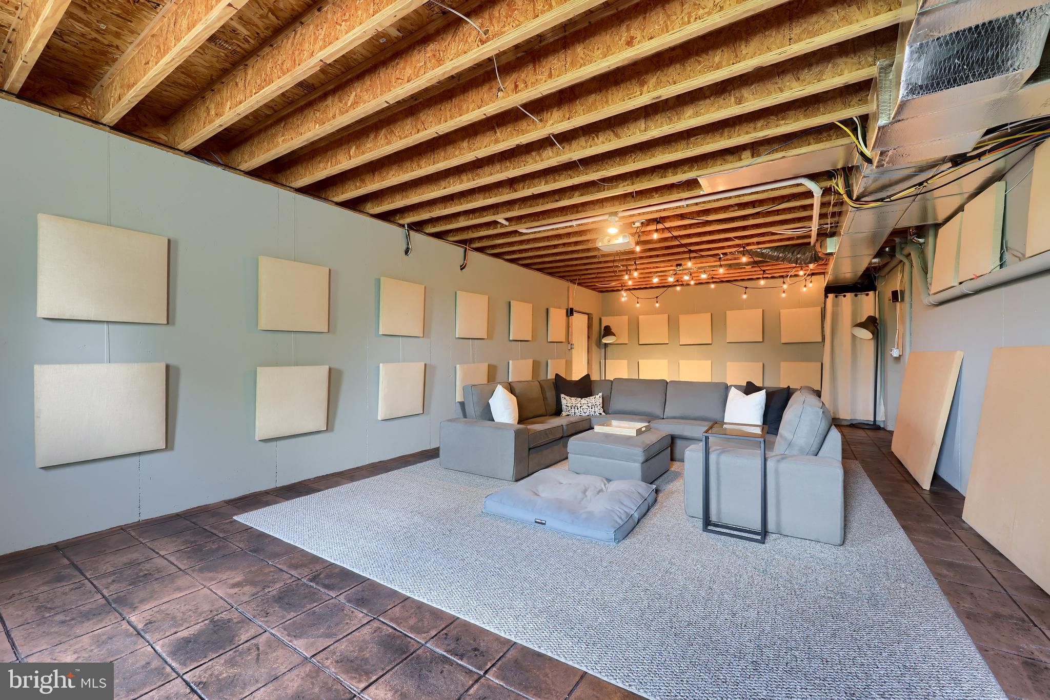 132 Stone Quarry Road Leola, PA 17540 - Photo 6 of 43 Lower level media room