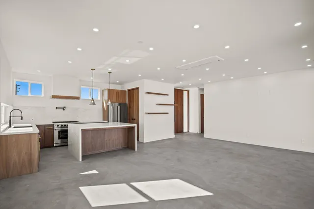 a view of an empty room