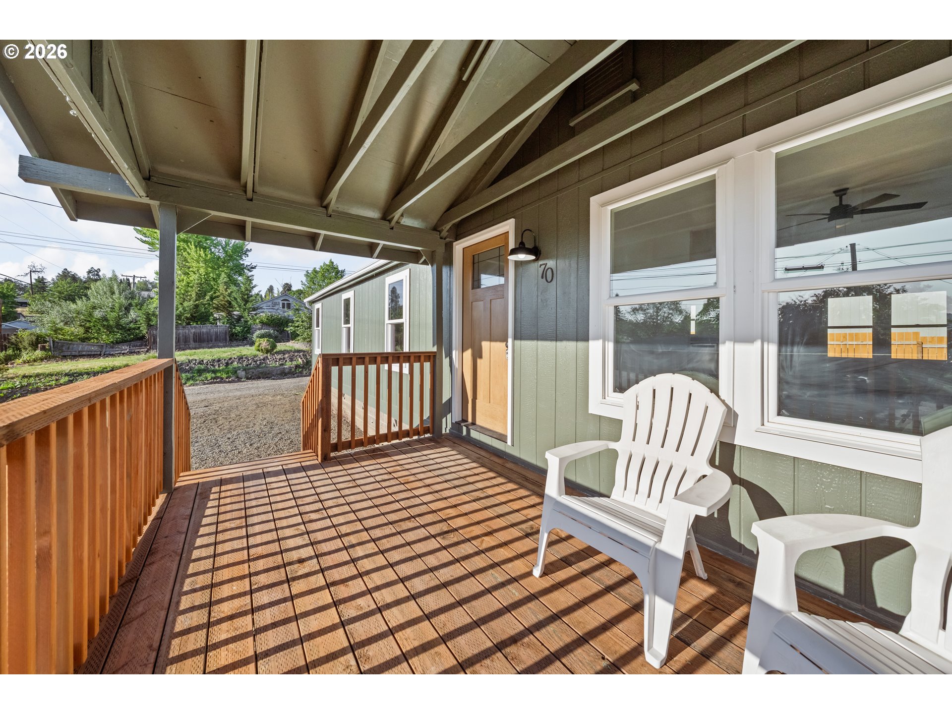 70 Darrell Avenue Winston, OR 97496 - Photo 4 of 39 a view of a porch with furniture