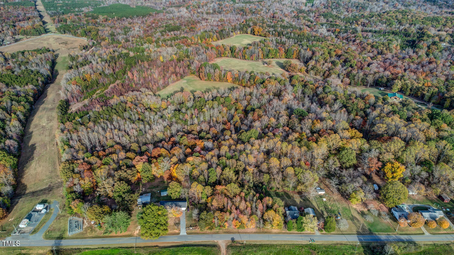 1365 Ashley Loop Reidsville, NC 27320 - Photo 40 of 55 an aerial view of a residential houses with yard and trees