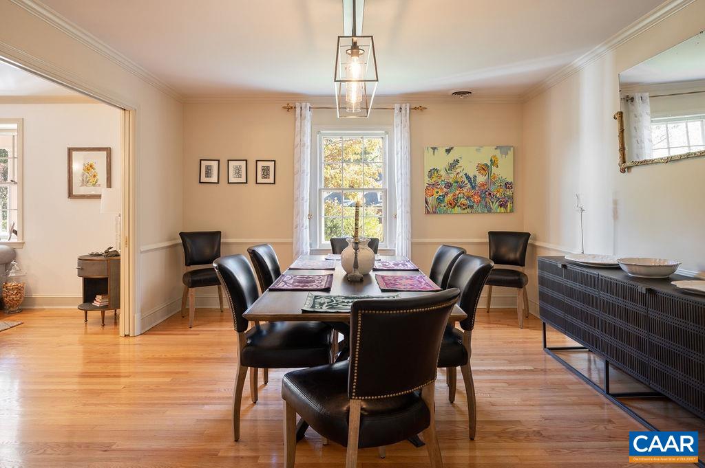 1882 Westview Road Charlottesville, VA 22903 - Photo 7 of 52 a view of a dining room with furniture window and wooden floor