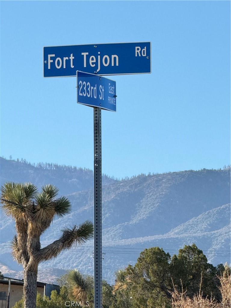 23503 East Ave Z Llano, CA 93544 - Photo 5 of 8 a street sign on a wall