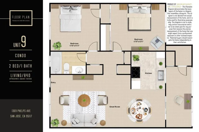 $469,000 | 1369 Phelps Avenue, Unit 9, San Jose, CA 95117