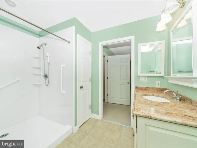 a view of an empty room