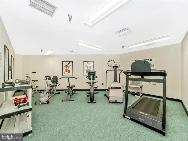 a view of a golf course with a garden