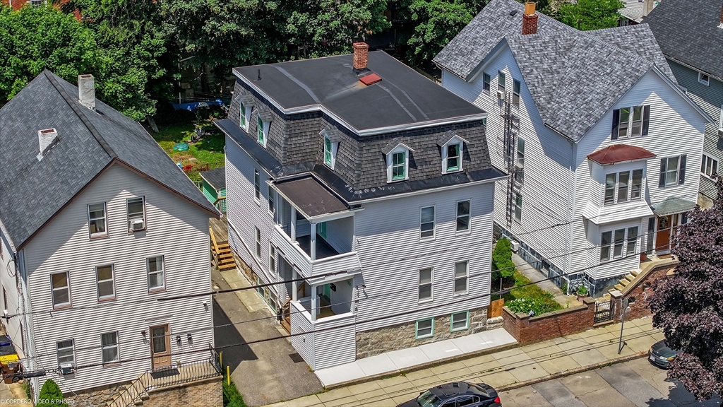 216 Grove Street Fall River, MA 02720 - Photo 2 of 26 an aerial view of a house