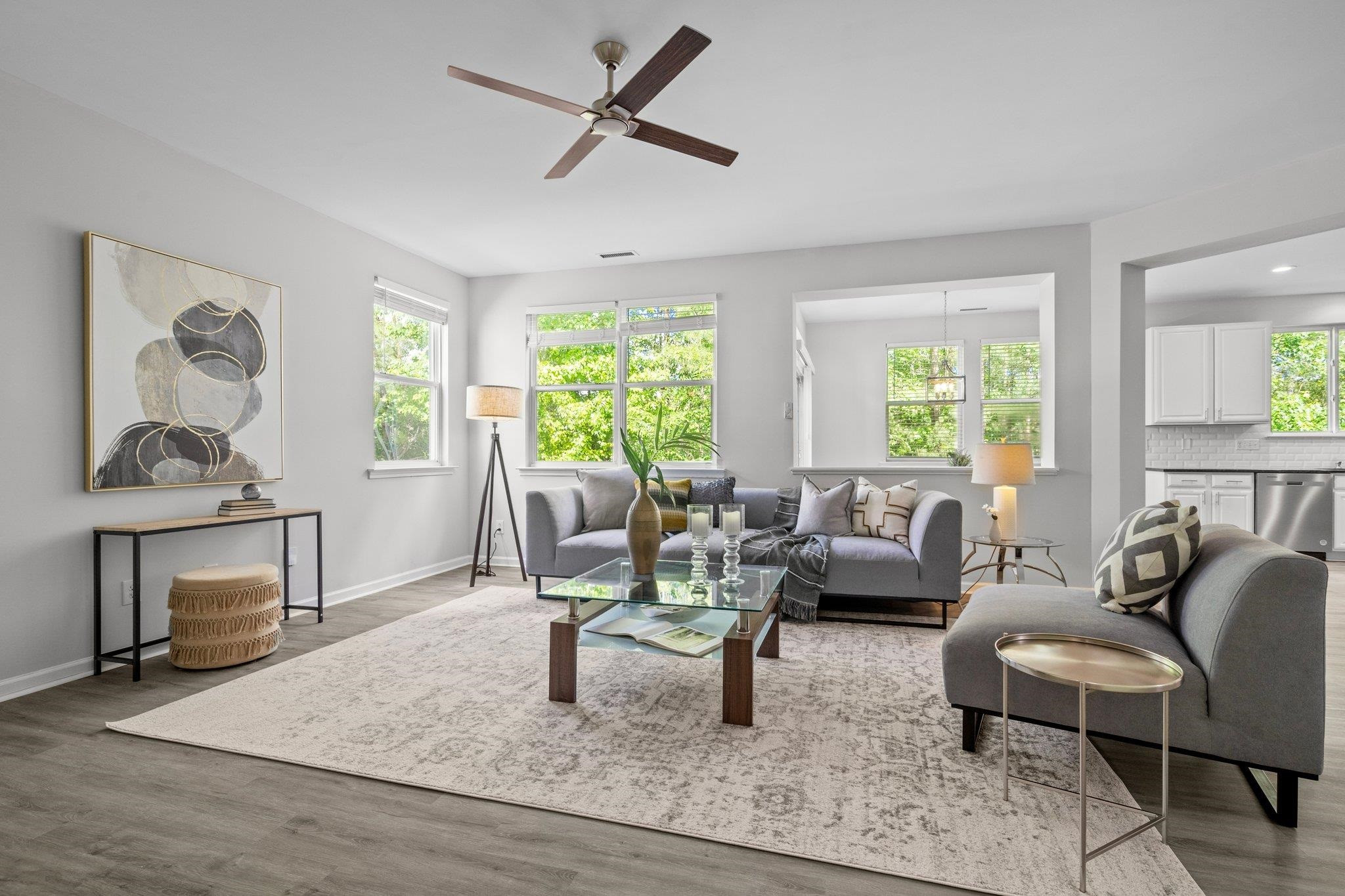 532 Emerald Downs Road Cary, NC 27519 - Photo 18 of 51 a living room with furniture and a fireplace