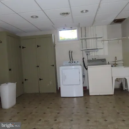 a view of storage and utility room