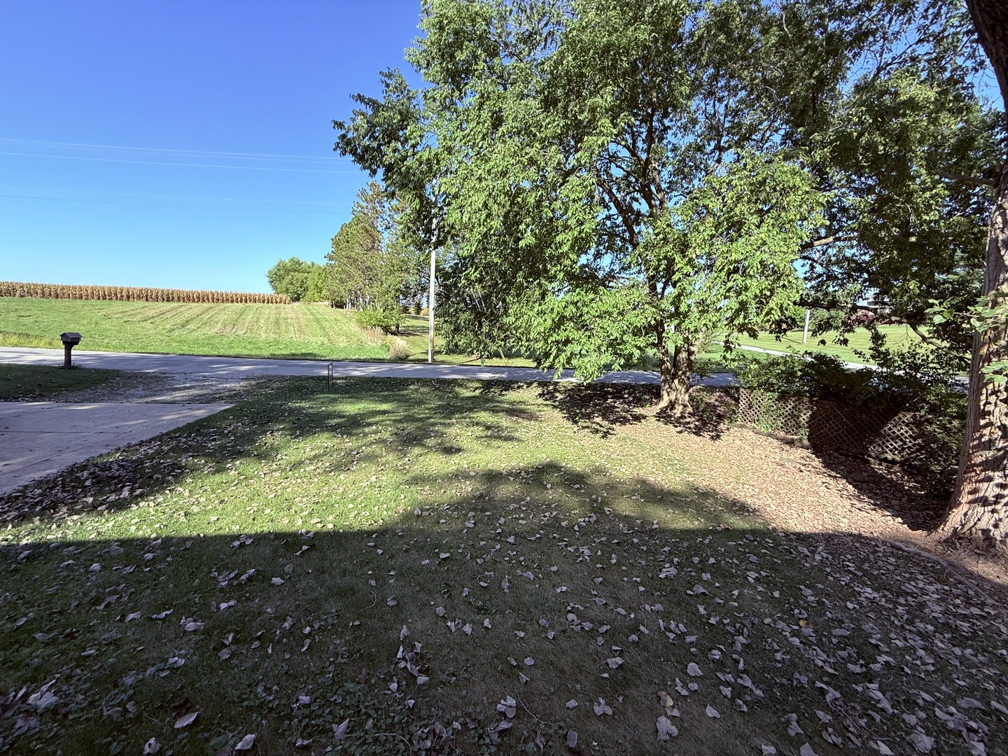 8824 Sunset Road Clinton, IL 61727 - Photo 2 of 24 a view of a road with a yard