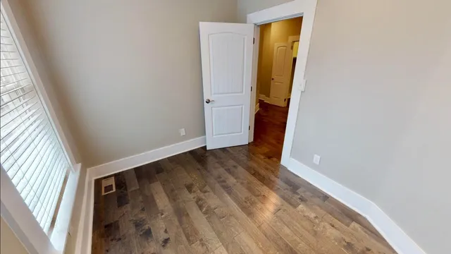 wooden floor in a gallery
