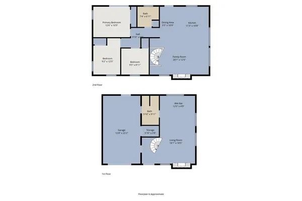 a picture of a floor plan