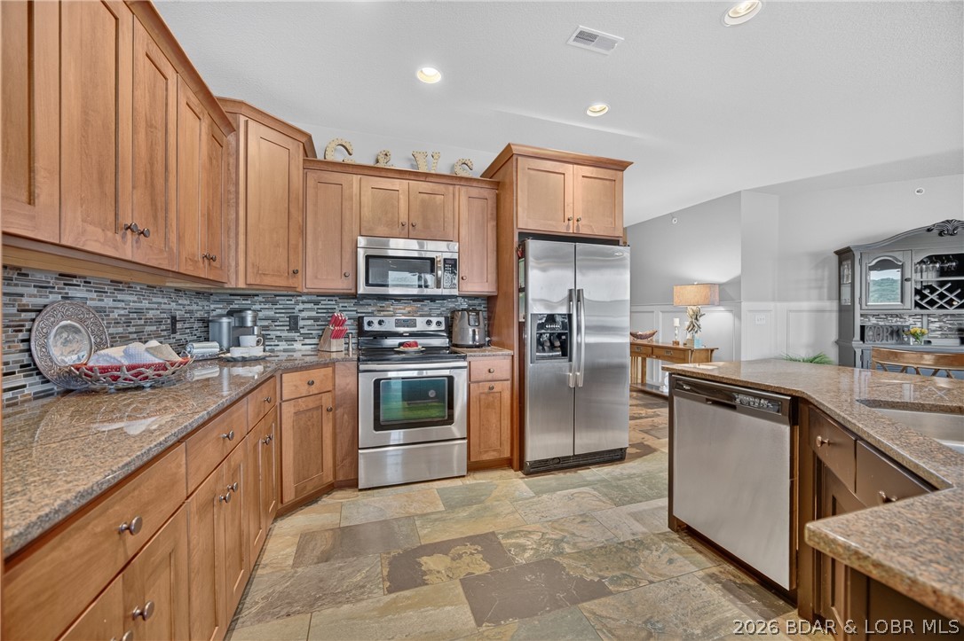 3168 Twin Rivers Point, Unit 2B Camdenton, MO 65020 - Photo 3 of 92 Lovely Kitchen w/ Special Attention to So Many Det
