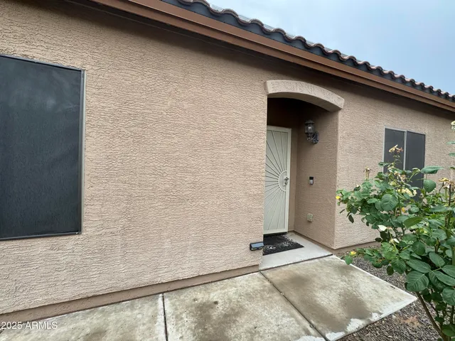 a view of front door