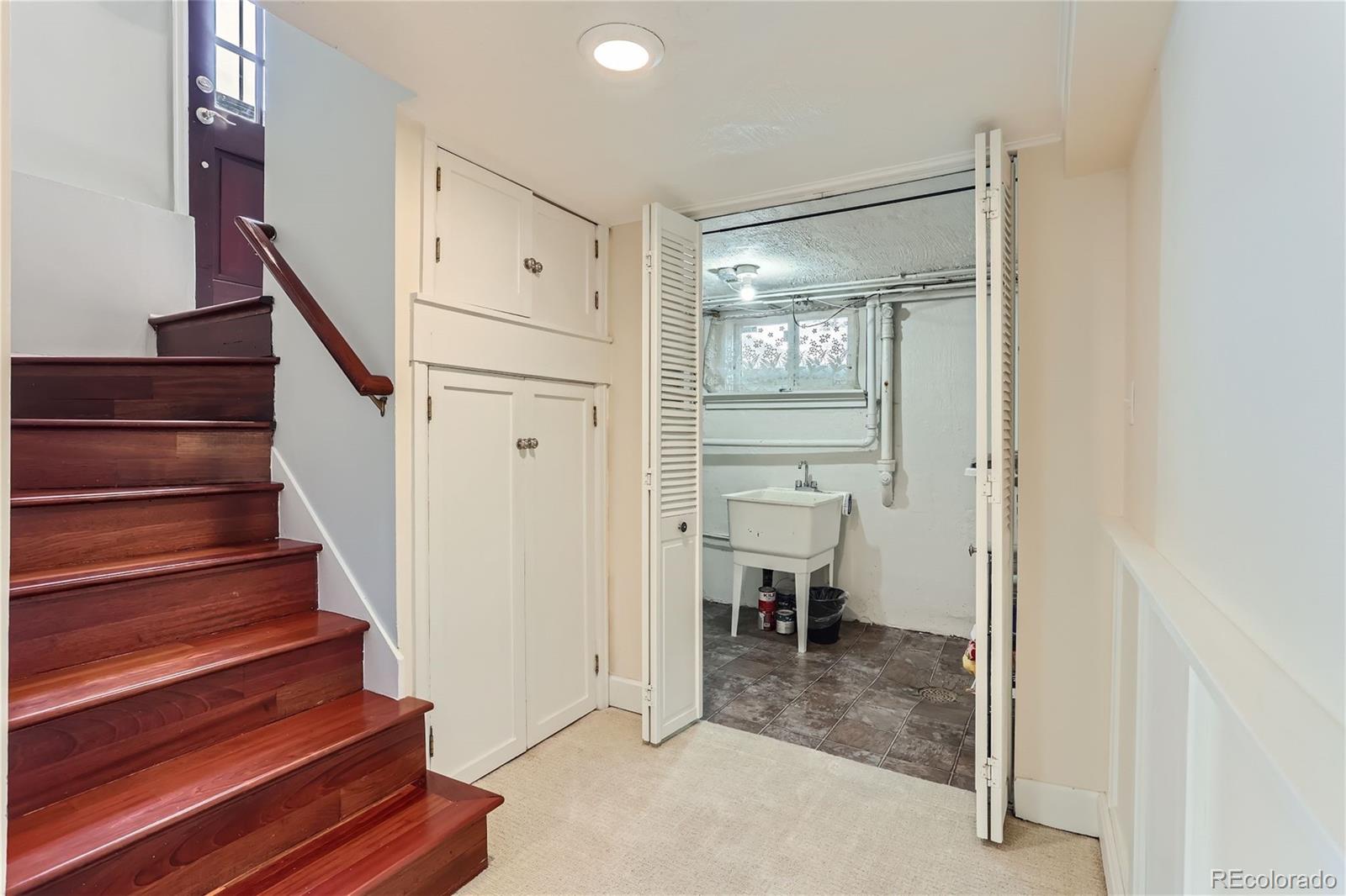 753 Cherry Street Denver, CO 80220 - Photo 27 of 37 a view of entryway and hall with wooden floor
