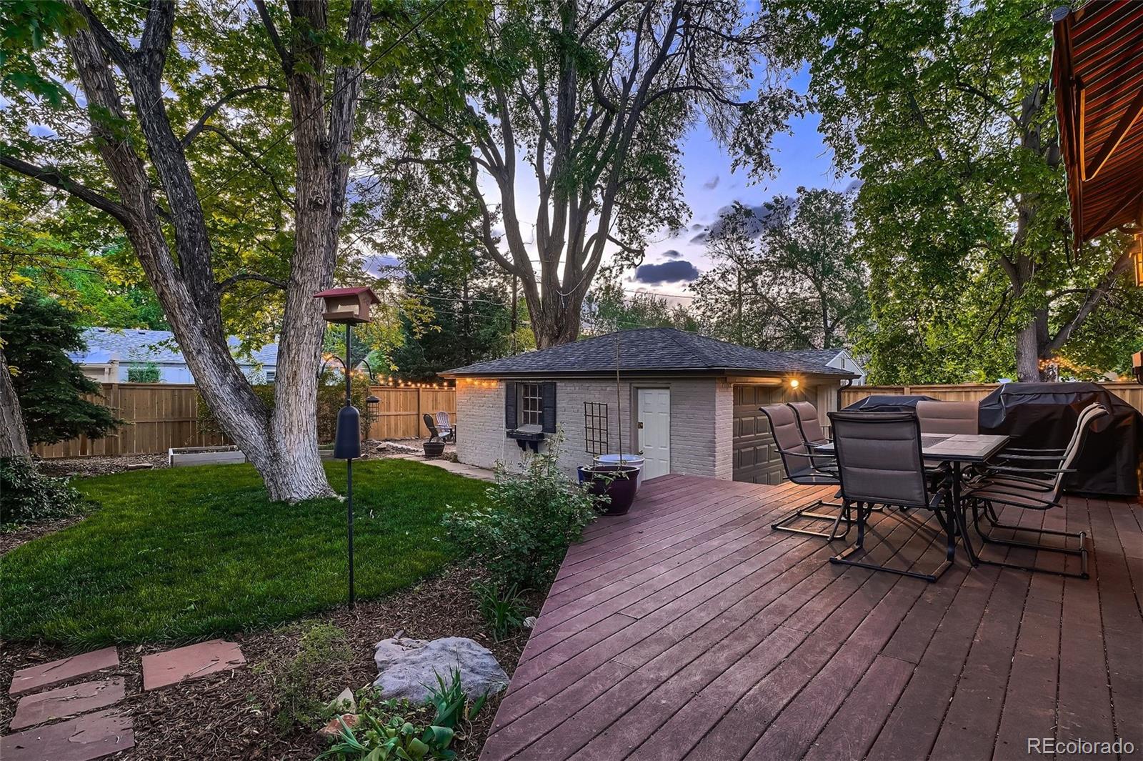 753 Cherry Street Denver, CO 80220 - Photo 29 of 37 a view of a house with backyard and sitting area