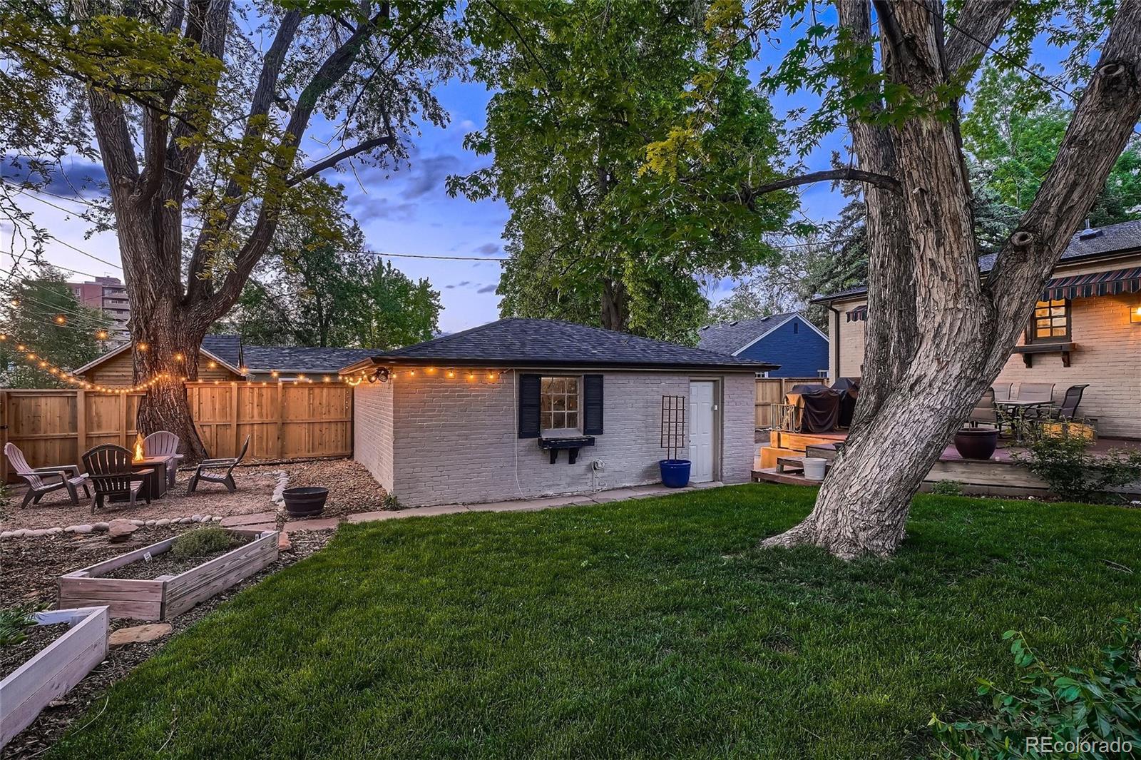 753 Cherry Street Denver, CO 80220 - Photo 34 of 37 a backyard of a house with seating space