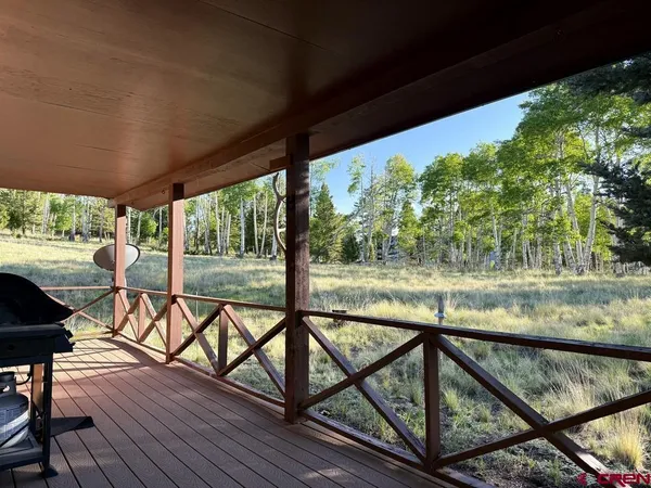 a view of outdoor space with deck