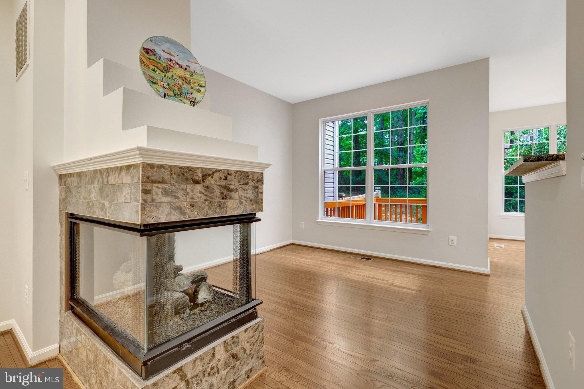 1268 Wild Hawthorn Way Reston, VA 20194 - Photo 15 of 55 Cozy gas Fireplace warms Dining & Family Room