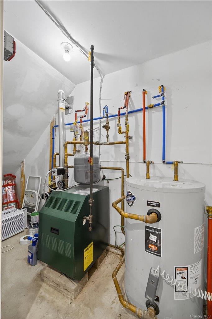 431 Gate Hill Coop Road Stony Point, NY 10980 - Photo 30 of 41 Utility room with water heater and a heating unit