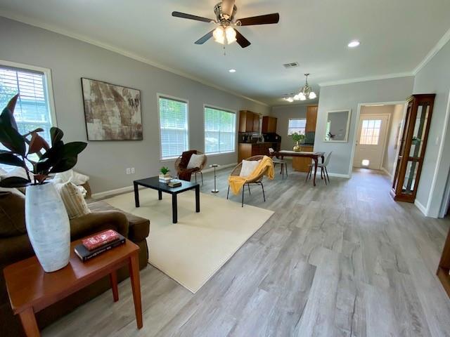1008 North 14th Street Waco, TX 76707 - Photo 35 of 35 Open floor plan with view of backyard door