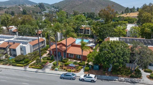 a city view from a balcony