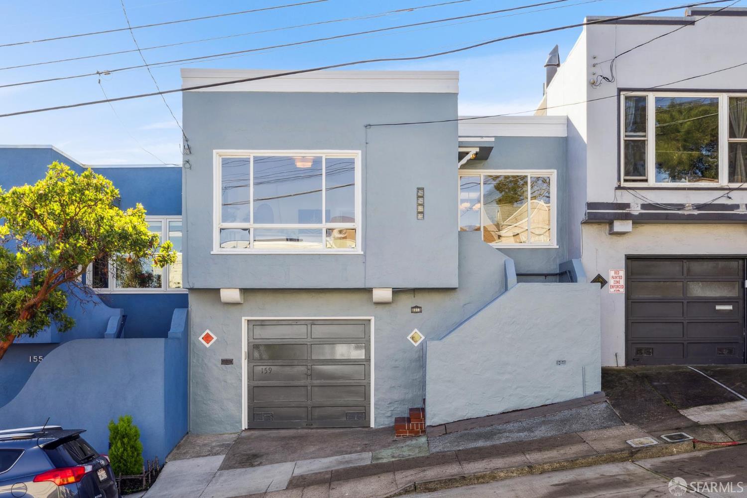 159 Stillings Avenue San Francisco, CA 94131 - Photo 20 of 21 a front view of a house with a garage