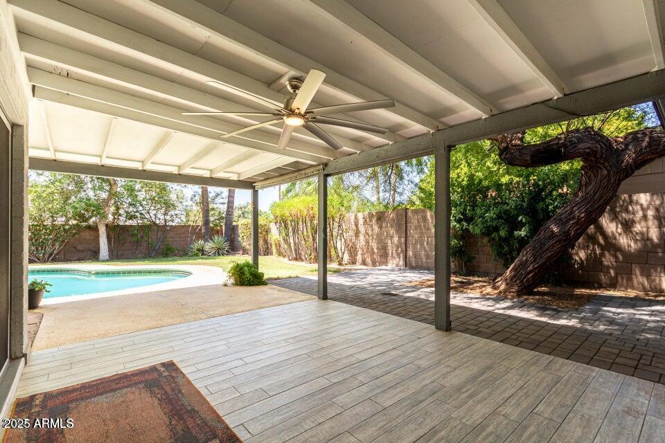 4909 East Waltann Lane Scottsdale, AZ 85254 - Photo 27 of 34 a view of a room with wooden floor and roof
