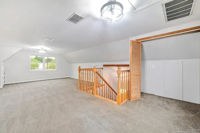 en view interior of a house with stairs