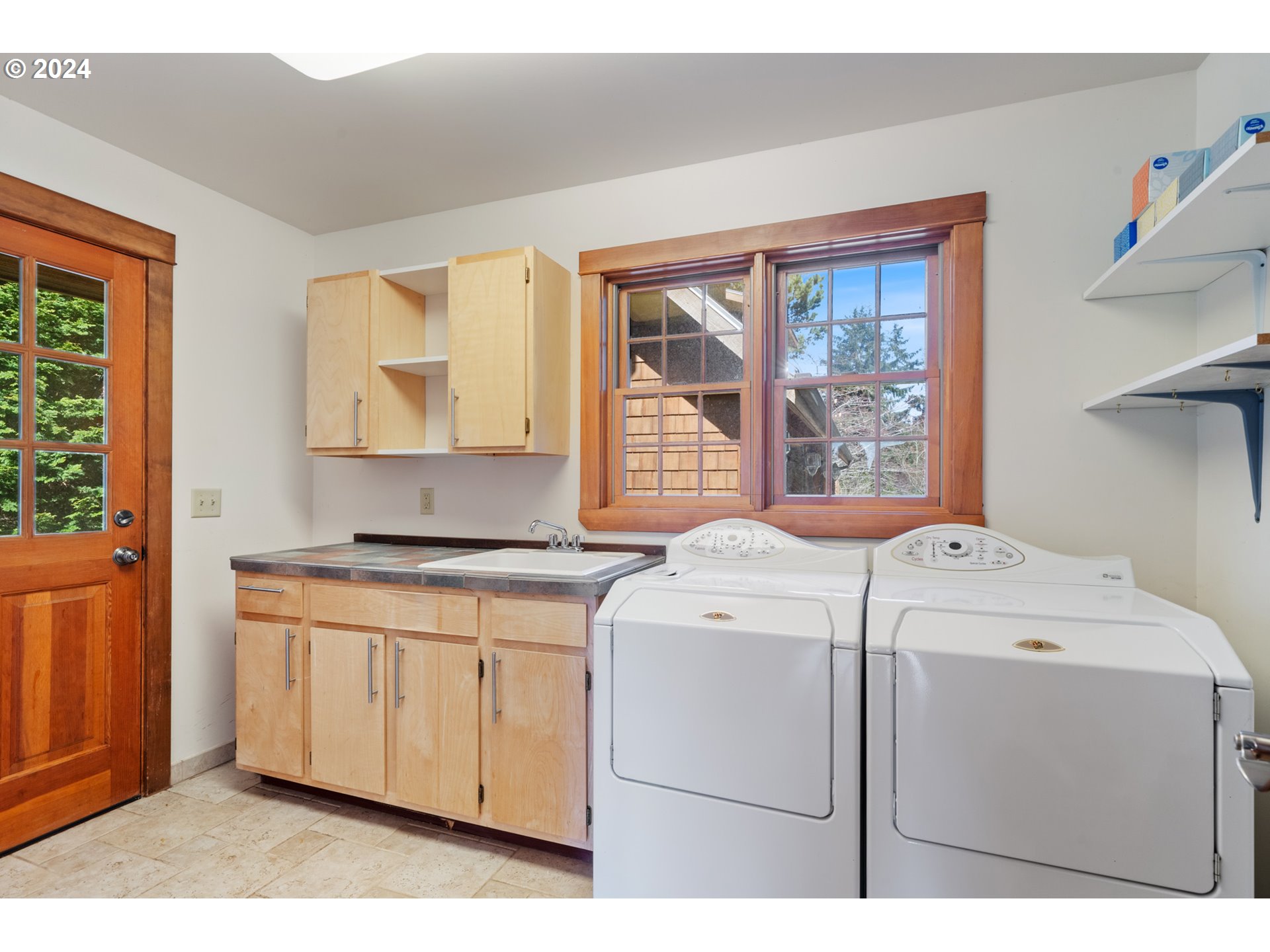 2705 Netarts Bay Drive Netarts, OR 97141 - Photo 34 of 48 a utility room with dryer and washer