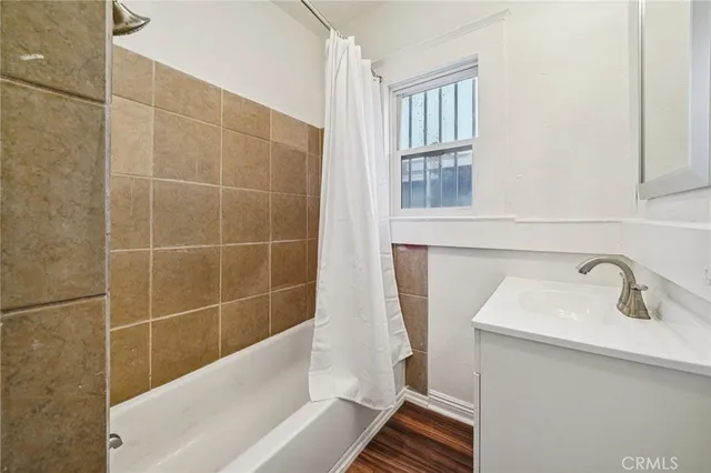 a bathroom with a sink and a bathtub