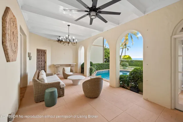 a view of a backyard of the house