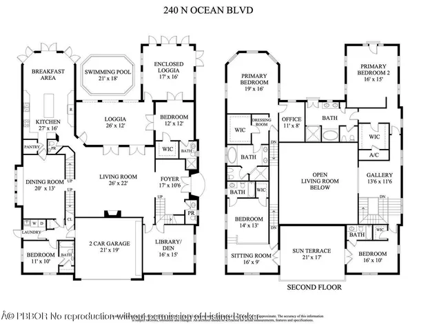 $80,000 | 240 North Ocean Boulevard, Palm Beach, FL 33480