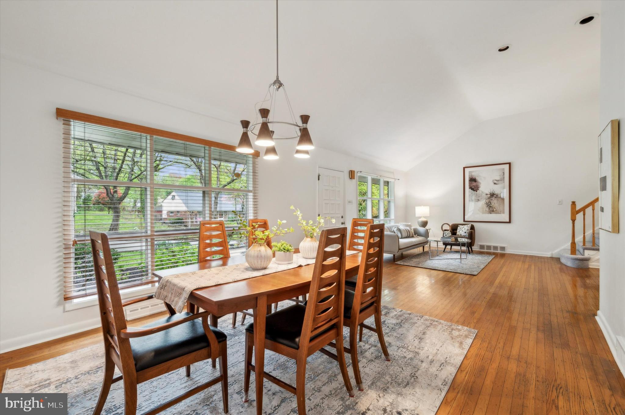 135 Cornell Road Bala Cynwyd, PA 19004 - Photo 13 of 37 a view of a dining room with furniture window and wooden floor