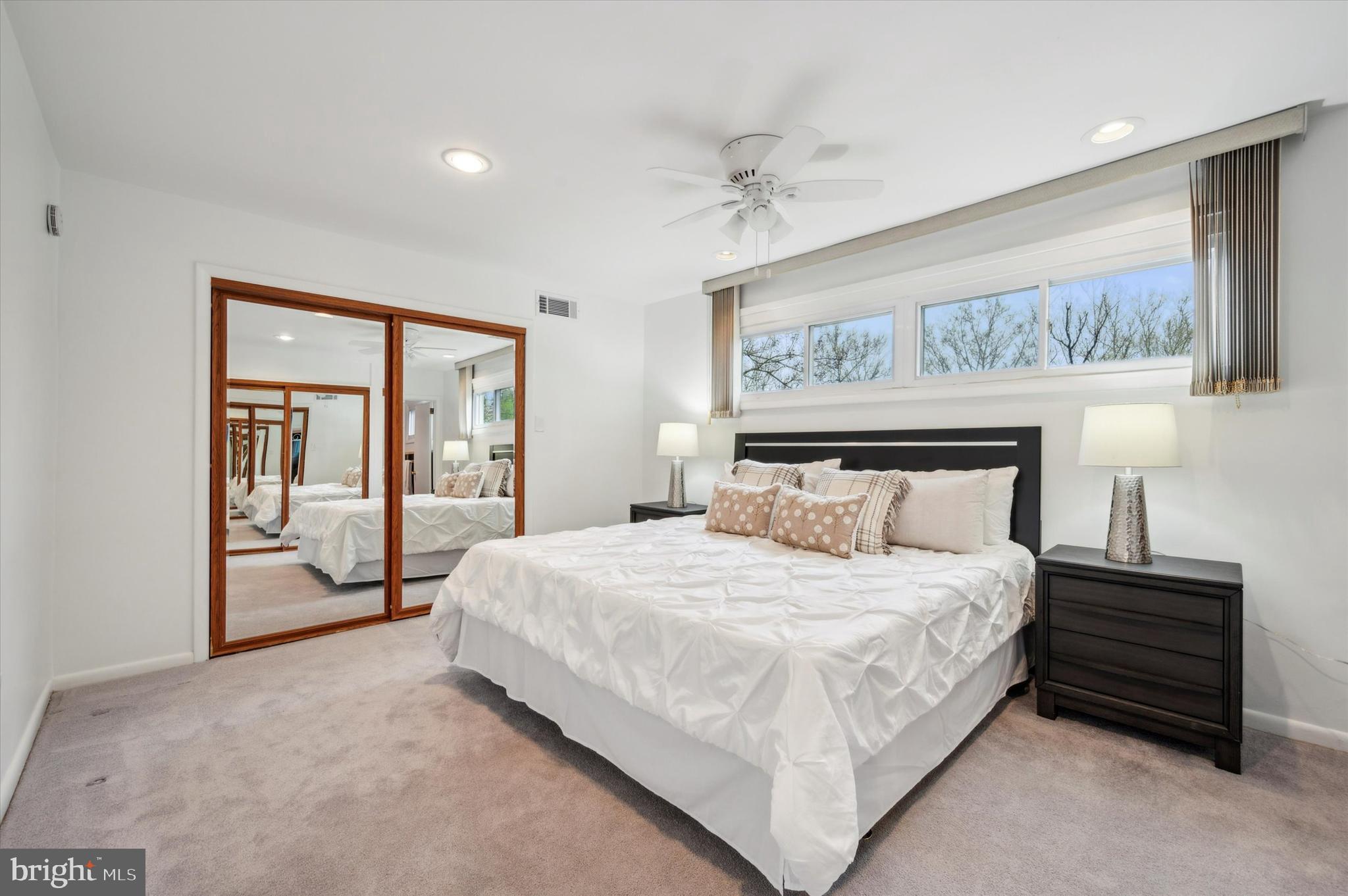 135 Cornell Road Bala Cynwyd, PA 19004 - Photo 17 of 37 a bedroom with a large bed and a window