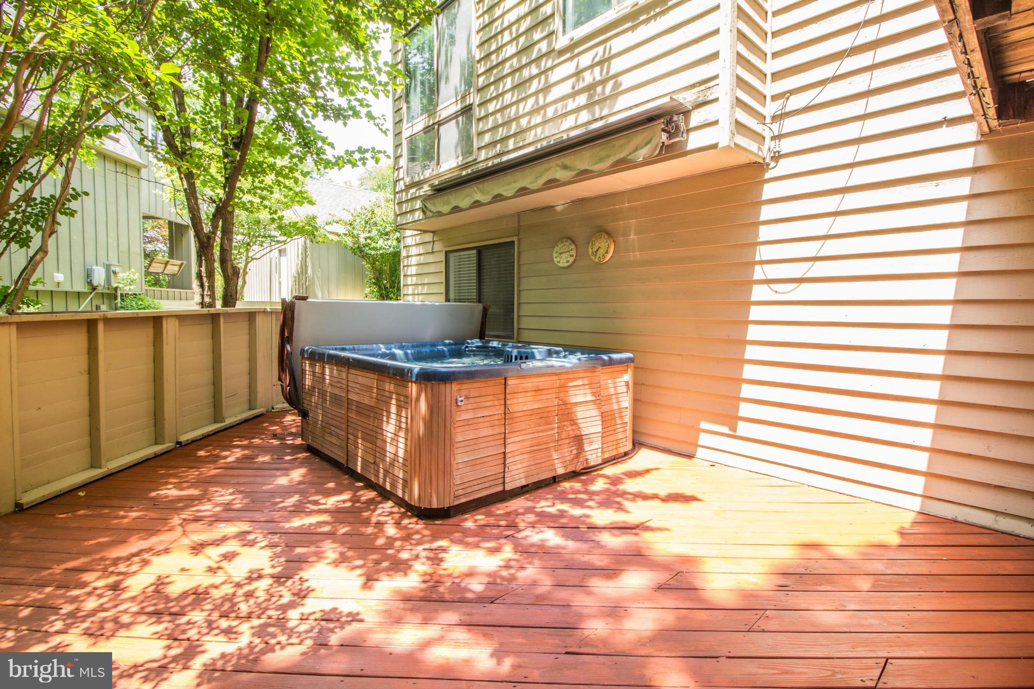 1673 Cedar Hollow Way Reston, VA 20194 - Photo 28 of 30 Lower Level Deck w/ Hot Tub