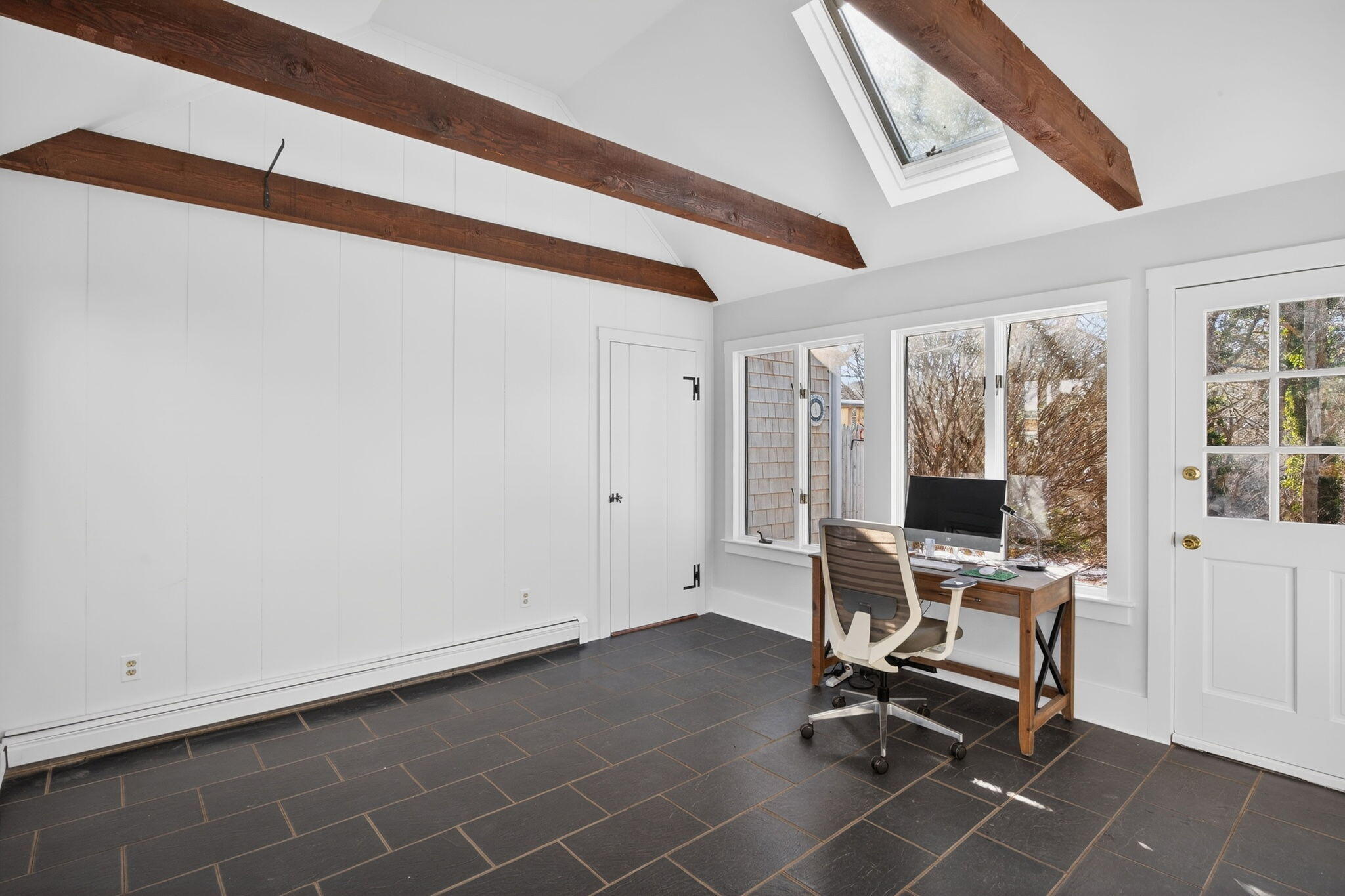 14 Bambi Way Orleans, MA 02653 - Photo 44 of 59 a view of a workspace with furniture and a window