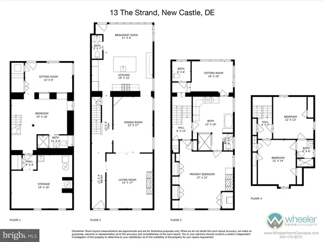 $865,000 | 13 The Strand, New Castle, DE 19720