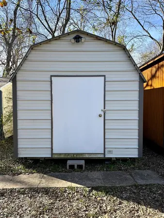 a front view of house