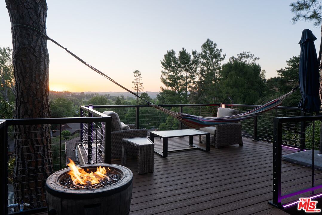 4118 Oak Hollow Road Calabasas, CA 91302 - Photo 23 of 55 an outdoor seating with furniture