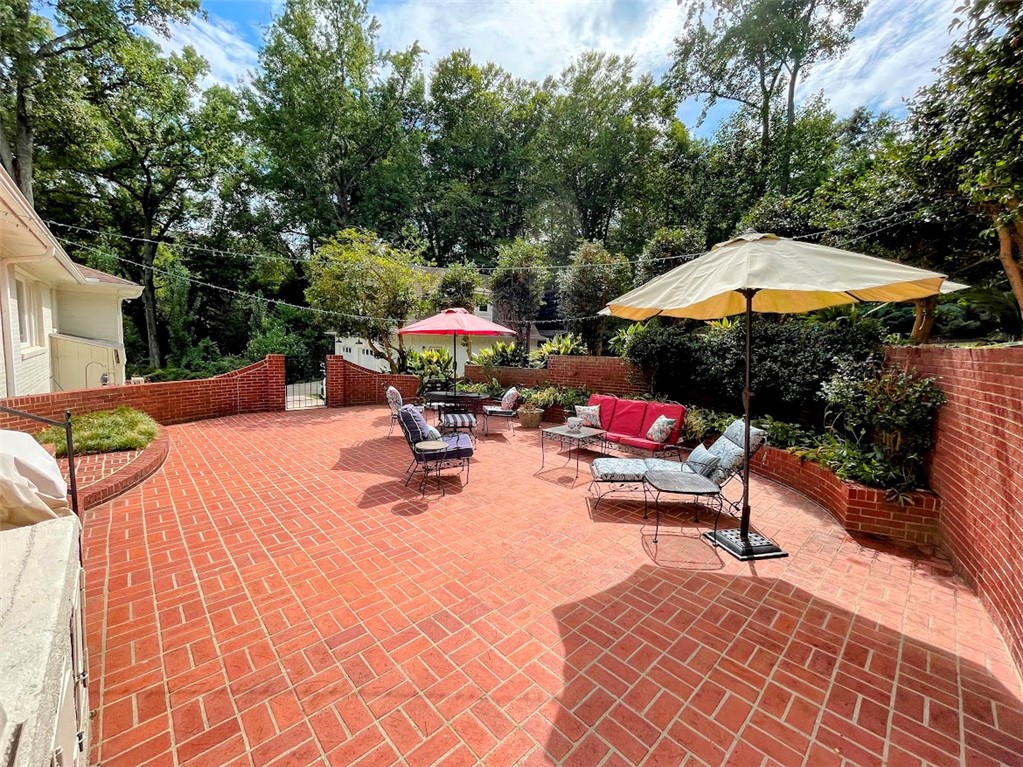 103 Poole Lane Clemson, SC 29631 - Photo 13 of 48 This spacious patio has a gate that helps to keep the pets and small kids safe on the patio.