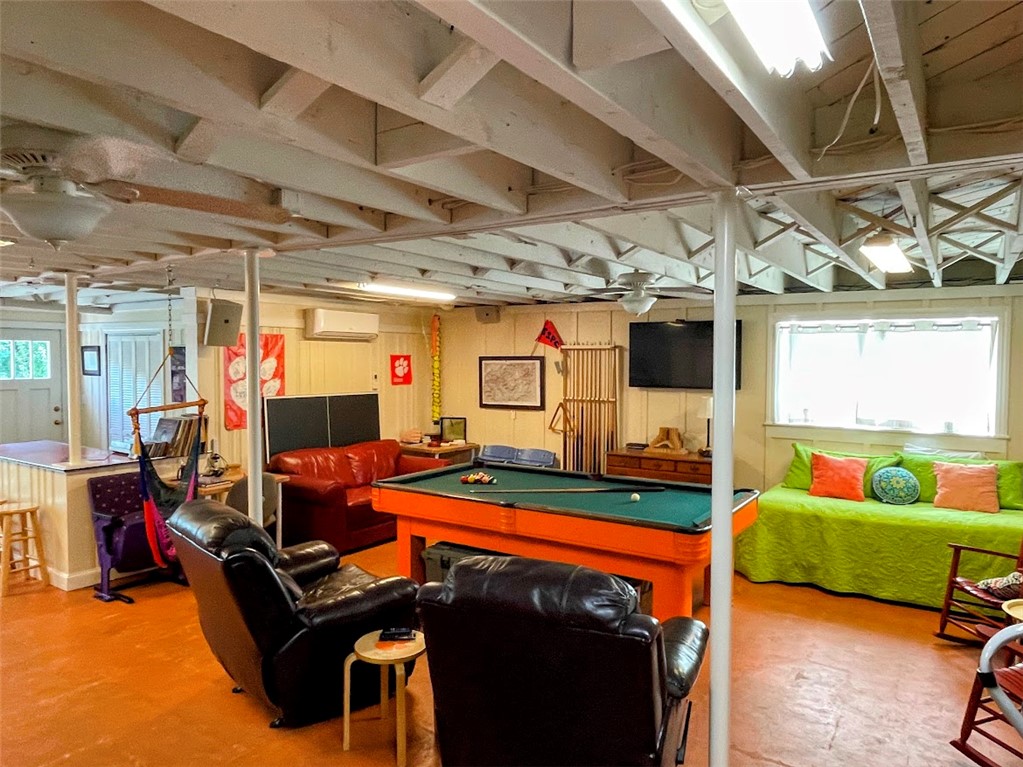 103 Poole Lane Clemson, SC 29631 - Photo 33 of 48 This versatile recreation room offers pool table with ping pong topper that will provide hours of entertainment and relaxation.